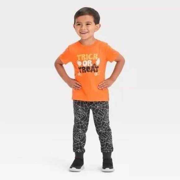 Boys' Halloween Fleece Jogger Pants Set | Cat & Jack | 12 Months - Picture 7 of 7